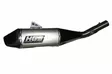 HGS Silencer Steel 4T KX250F 17-24 Carbon end cap - Moottoripyörän äänenvaimentimet - D524854 - 1