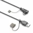 Interphone Virtajohto USB-A/USB-C Ridesync näyttöön - Moottoripyörän matkapuhelintarvikkeet - D506694 - 1