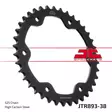 JT Takaratas ZBK - Musta Zinc JTR893.38ZBK - Moottoripyörän takarattaat - D433564 - 1