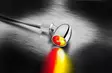 Kellermann Atto® DF LED mini indicator 3 in 1 chrome w/ clear glass - Moottoripyörän vilkut - D438864 - 2