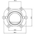 Kimpex Kaasutinlaippa Polaris 700/900 - Moottorikelkan kaasutinlaipat - D114364 - 2