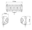 Kinwons Led Kaukovalopaneeli 10-30V 96W Flood - Työvalot - D524244 - 2