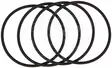 Orbitrade, gasket set - Öljyjäähdyttäjän tiivisteet - D158904 - 1