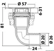 Osculati itsetyhjennysl läpivienti 90 - Läpiviennit - D288424 - 3
