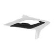 Polisport rad. scoops BetaRR250/300 2T(23-24)350/400/450 4T(23-24) White/Black - Moottoripyörän ilmanohjaimet - D485804 - 1