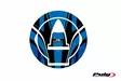 Puig Fuel Cap Cover Radical Ducati C/Blue - Moottoripyörän tarrasarjat - D299484 - 1