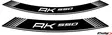 Puig Kit 8 Rim Strips Kymco Ak550 C/Silver - Moottoripyörän vanneteipit - D302854 - 1