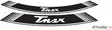 Puig Kit 8 Rim Strips T-Max C/White - Moottoripyörän vanneteipit - D298684 - 1