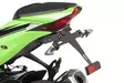 Puig License Support Kawasaki Zx-10R 16'-18' C/Black - Moottoripyörän kilven kiinnikket - D301714 - 1