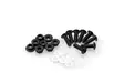 Puig Screw Kit C/Black - Moottoripyörän tuulisuojien tarvikkeet - D58834 - 1