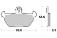 Sbs Jarrupalat Sintered - Moottoripyörän jarrupalat - D2664 - 2