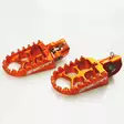 Scar Evolution Footpegs -Ktm/Husq. SX/F 16-22 EXC/F 17-23 SX85 18-24 Orange - Moottoripyörän jalkatapit - D269214 - 1