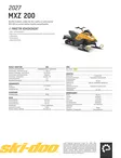 Ski-Doo 27 MXZ 200 ES Neo Yellow - Ski-Doo moottorikelkka 2027 -mallisto - 144394 - 2
