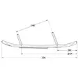 Sno-X Ripper Four Ohjausrauta pari 4" Kovametalli - Moottorikelkan ohjausraudat - D61304 - 1