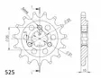 Supersprox Eturatas 1448.14 - Moottoripyörän eturattaat - D53104 - 2