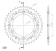 Supersprox Stealth Takaratas Oranssi - Moottoripyörän takarattaat - D295234 - 2