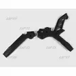 UFO Frame guard KTM SX/SX-F 125/450 11-15 Black 001 - Moottoripyörän muut muoviosat - D275744 - 1