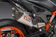Yoshimura 890 DUKE R 20-21 / 790 DUKE 19-20 AT2 Stainless Slip-On Exhaust, w/ St - Moottoripyörän äänenvaimentimet - D417674 - 2