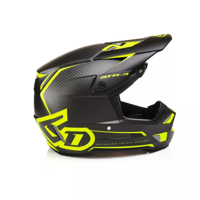 6D Helmet ATR-3 Nova Matte Yellow FIM - Offroad-kypärät - D546994 - 1