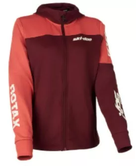 Ski-Doo Women's X-Team Edition Sno-X Zip-Up Wine - Ski-Doo Vapaa-aika - 141574 - 1