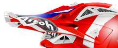 Airoh Aviator 2.3 AMSS peak Bigger red matt - Offroad kypärien lipat - D266014 - 1