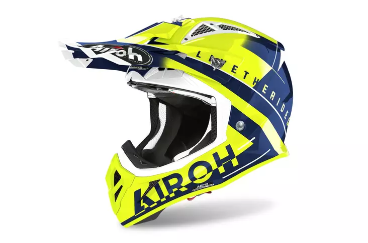 Airoh Kypärä Aviator Ace Amaze Sininen - Offroad-kypärät - D448834 - 1