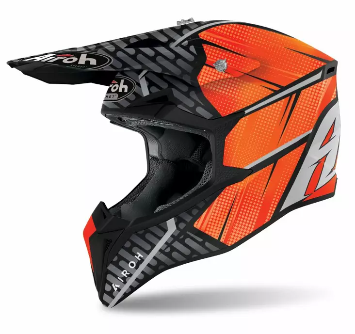 Airoh Kypärä Wraap Idol oranssi matta - Offroad-kypärät - D404244 - 1