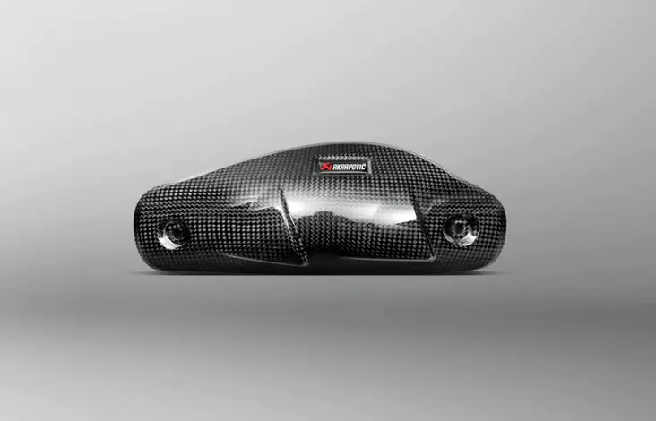 Akrapovic lämpösuoja (Hiili)P-HSD8E2 Ducati Hypermotard/Hyperstrada 2013-2018 - Moottoripyörän äänenvaimentimen varaosat - D310484 - 1