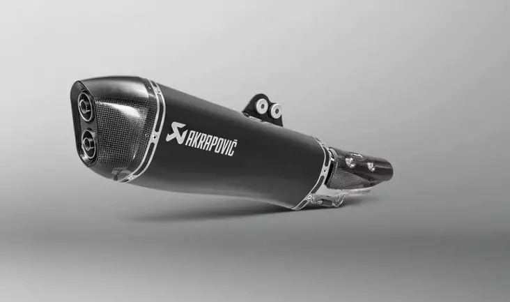 Akrapovic Slip-On Line (SS) Black AK 550 2017- - Moottoripyörän äänenvaimentimet - D310034 - 1