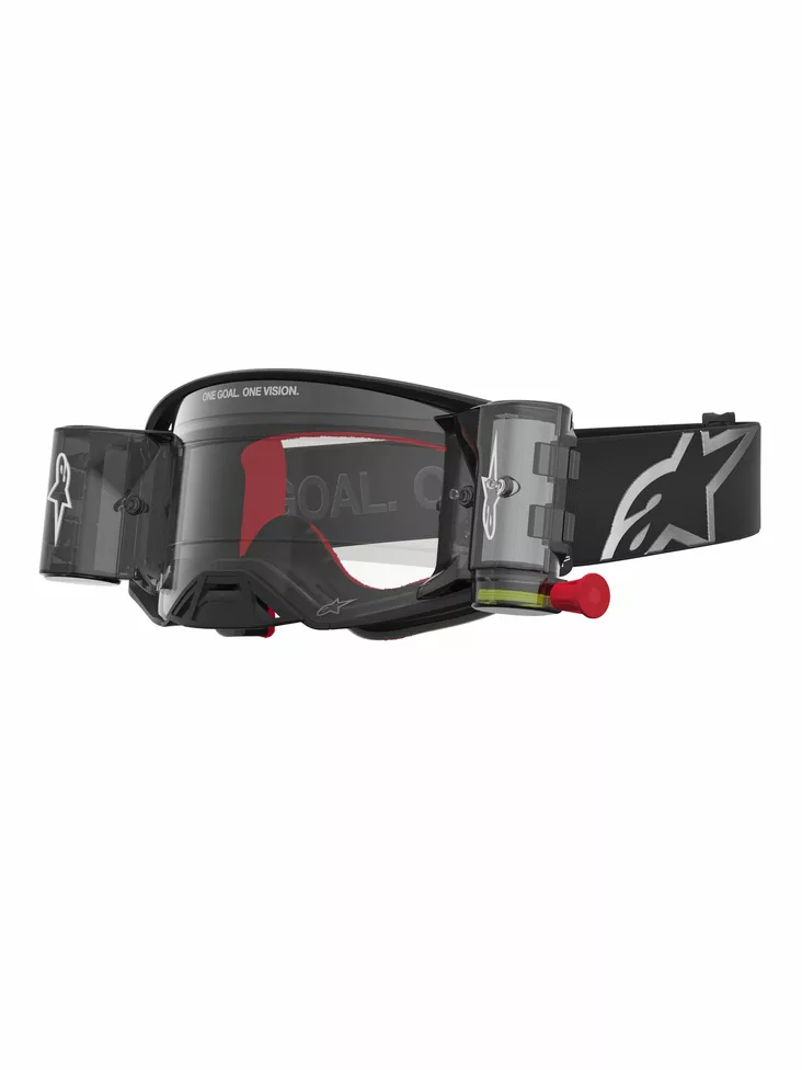 Alpinestars Ajolasit Supertech Firma Roll-Off Musta Hopea Kirkas - Offroad ajolasit - D543974 - 1