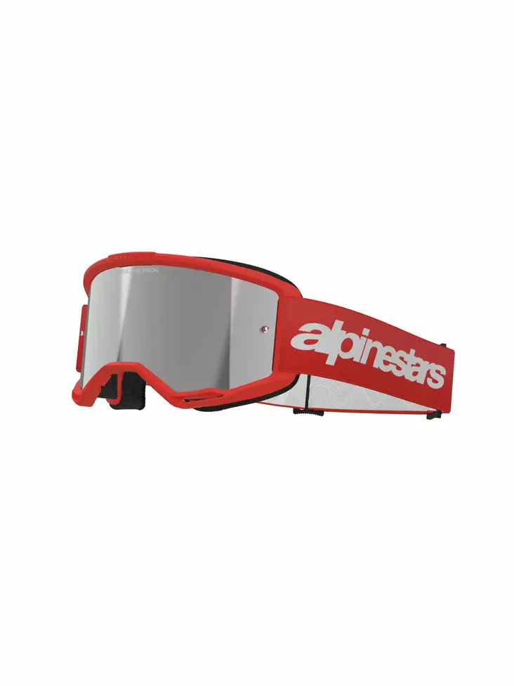 Alpinestars Ajolasit Vision 3 WORDMARK Punainen Peili Hopea - Offroad ajolasit - D500314 - 1