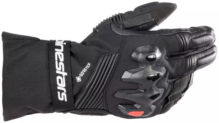 Alpinestars Hanska Boulder Gore-Tex Gore Grip Musta - Kalvolliset moottoripoyörähanskat - D439074 - 1