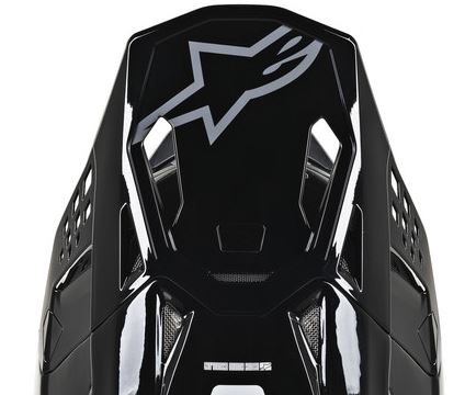 Alpinestars Lippa S-M8 - TRIPLE Musta - Offroad kypärien lipat - D271544 - 1