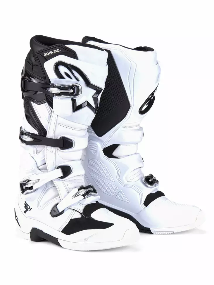 Alpinestars Saapas Tech 7 Valkoinen/Musta - Offroad ajosaappaat - D495404 - 1