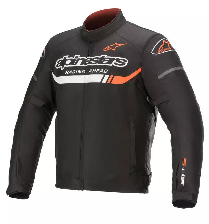 Alpinestars Tekstiilitakki T-SP S Ignition Vedenpitävä Musta/Punainen fluo - Kalvolliset moottoripyörätakit - D397394 - 1