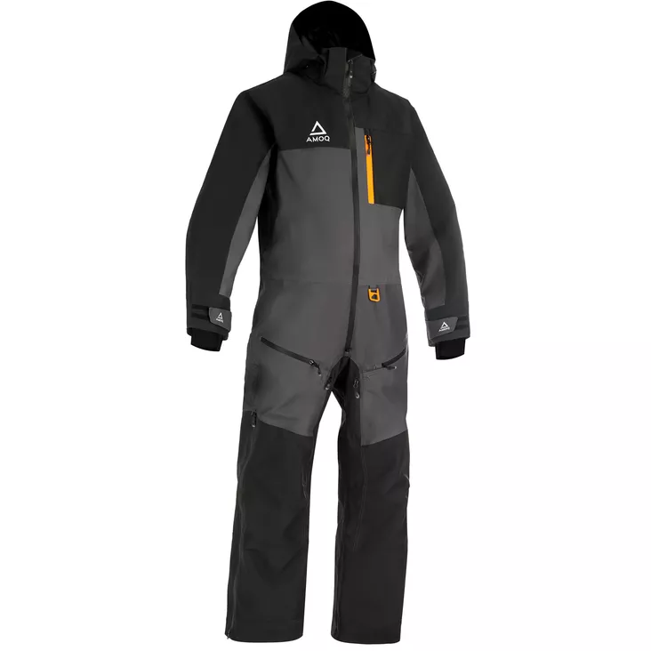 AMOQ Dynamic Haalari Vuorellinen Musta/Harmaa/Oranssi - Kelkkailuhaalarit / Mono Suits - D521514 - 1