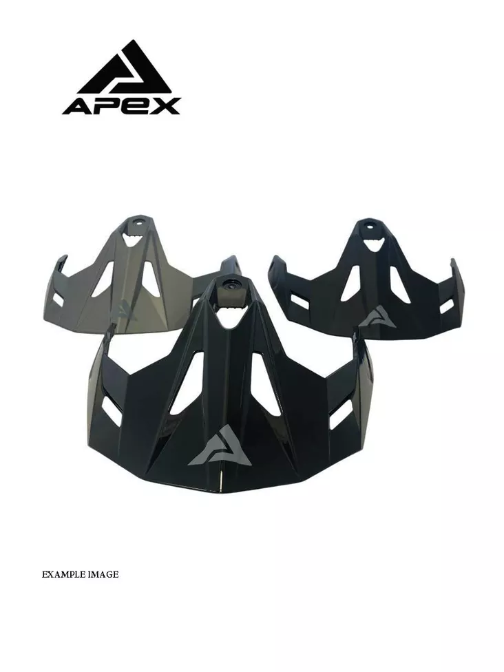 APEX AC500 Peak and Screws black - Muut varaosat - D510444 - 1