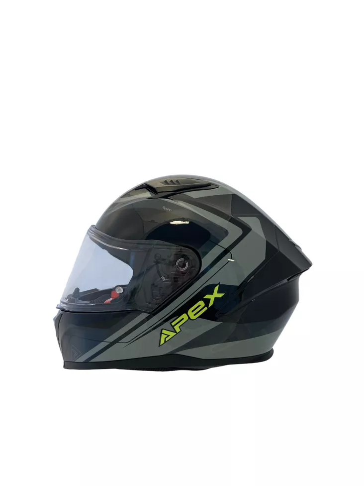 APEX Kypärä FI100 Valencia musta/harmaa/keltainen - Umpikypärät - D508084 - 1