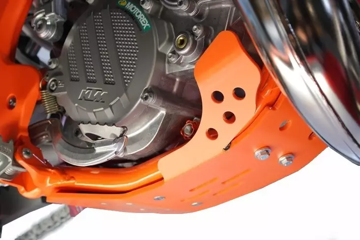 AXP Skid Plate PHD 6mm Orange KTM SX85 18- /Husqvarna TC85 18-24 - Moottoripyörän pohjapanssarit - D254814 - 1