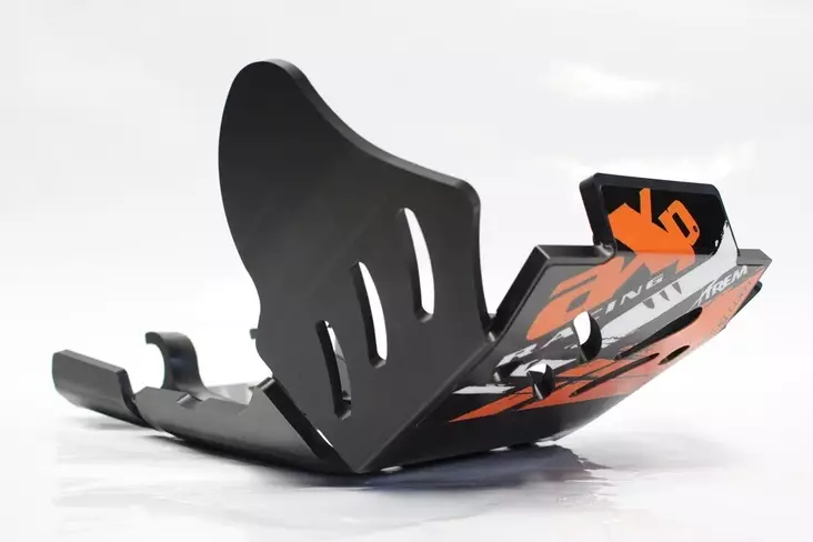 AXP Xtrem HDPE Skid Plate Black KTM EXCF250/EXCF350 17-23 - Moottoripyörän pohjapanssarit - D243644 - 1