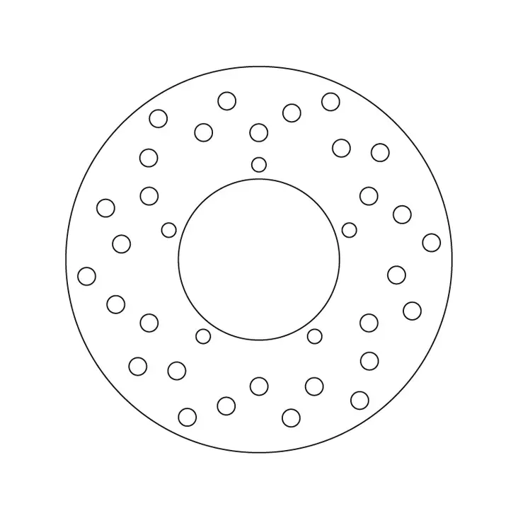 Brembo Serie Oro jarrulevy - Moottoripyörän jarrulevyt - D122834 - 1