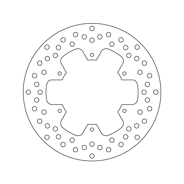 Brembo Serie Oro jarrulevy - Moottoripyörän jarrulevyt - D122884 - 1