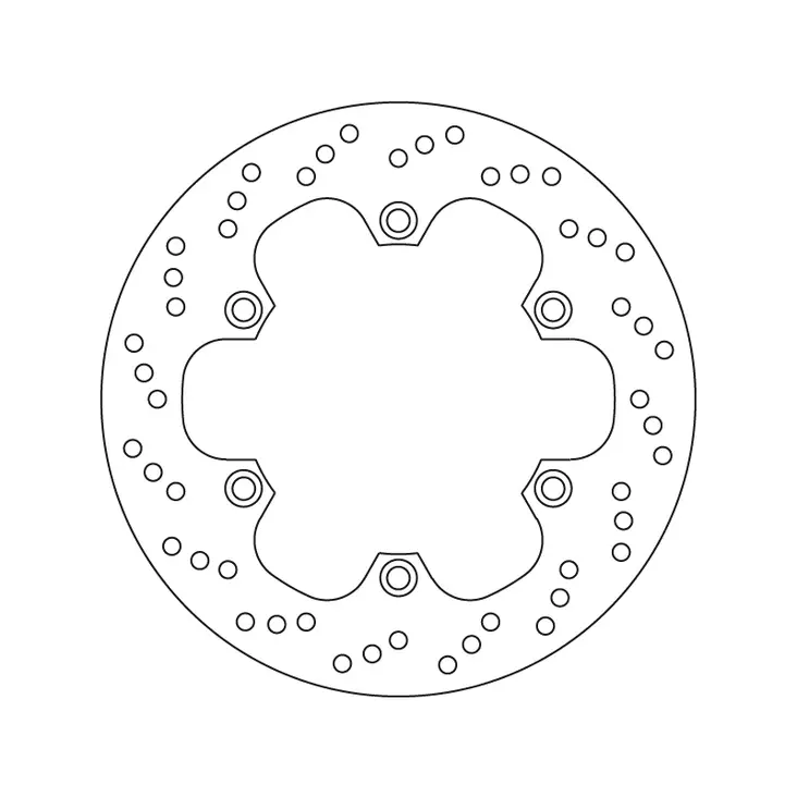 Brembo Serie Oro jarrulevy - Moottoripyörän jarrulevyt - D122894 - 1