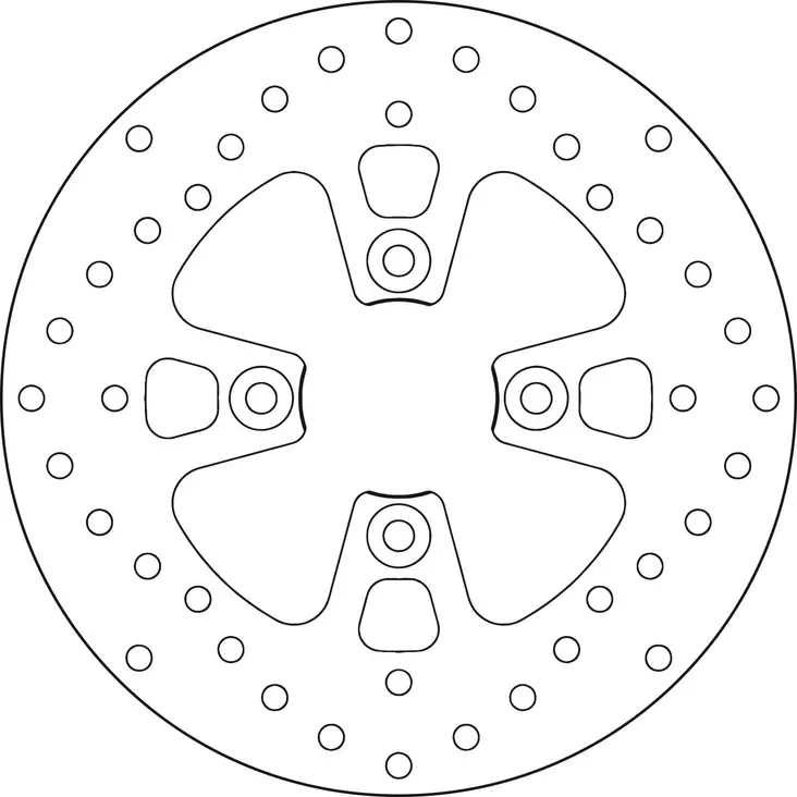 Brembo Serie Oro jarrulevy - Moottoripyörän jarrulevyt - D190034 - 1