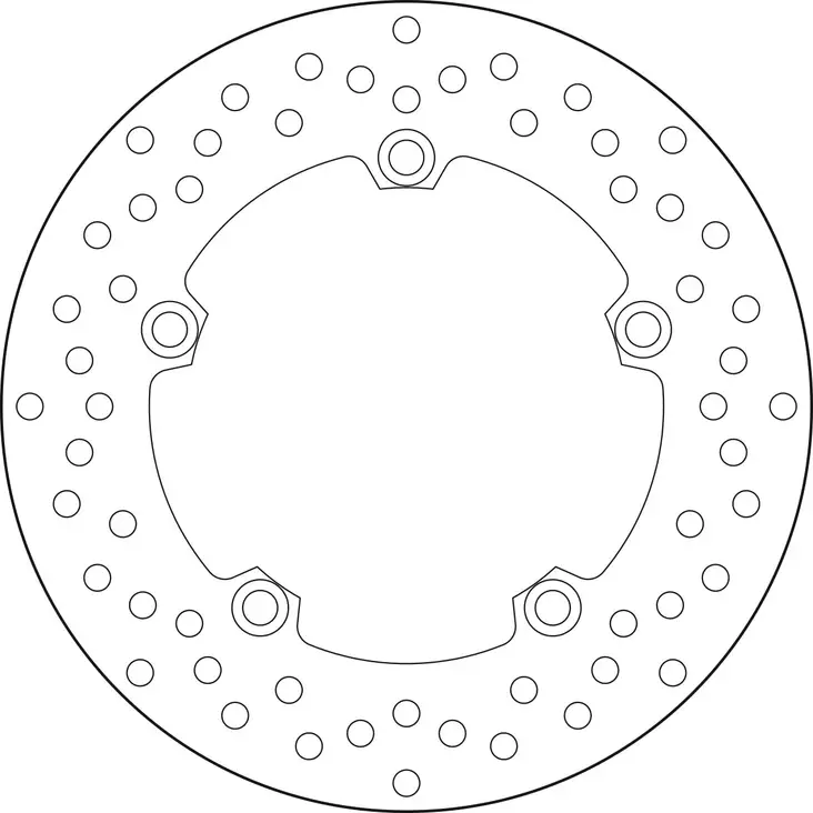 Brembo Serie Oro jarrulevy - Moottoripyörän jarrulevyt - D190934 - 1