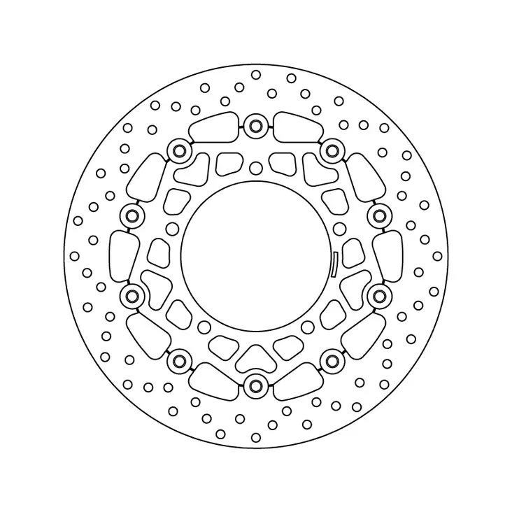 Brembo Serie Oro jarrulevy kelluva - Moottoripyörän jarrulevyt - D122924 - 1