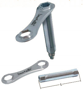 Buzzetti tulpanavain 16/18mm pit.140mm - Tulpanavaimet - D81474 - 1