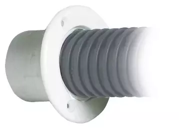 Cables PVC flexible pipe white (10 mt roll) - Veneen LVI - D189284 - 1