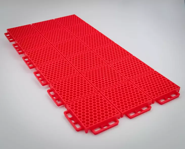 Caliber ProTech lattia Punainen 8kpl (0.81m2) - Muut varaosat moottorikelkkaan - D503654 - 1