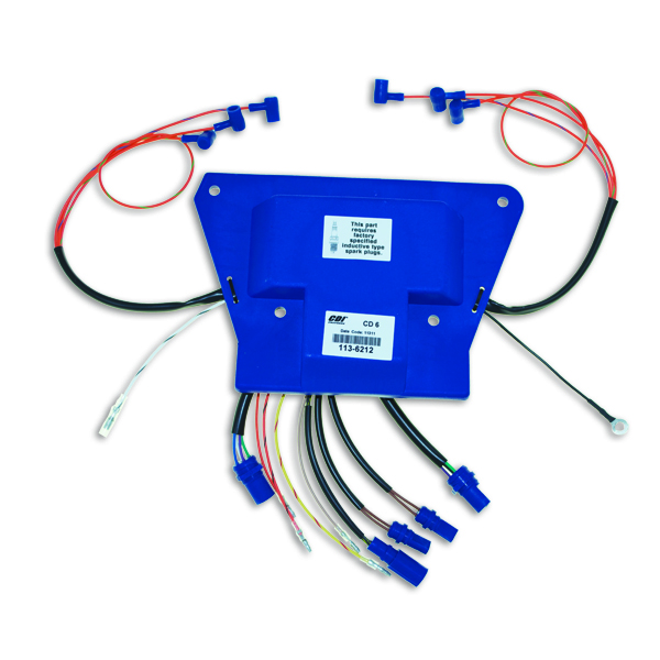 Cdi Elec. Johnson/Evinrude Power Pack - 6 Cyl. 185-250HP (1993-01) - Veneen CDI-laitteet - D185974 - 1